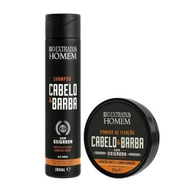 Imagem de Kit homem 1 Shampoo 300ml 1 Pomada 65g Bio Extratus - BIOEXTRATUS