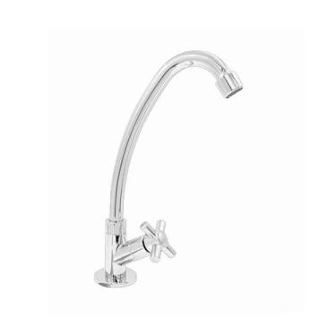 Imagem de Torneira Cozinha Bica Móvel de Bancada C31 C/ Arejador Abs Cromada - V