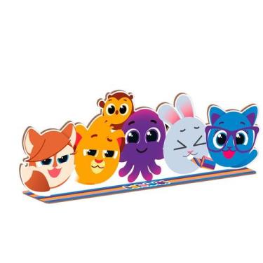 Imagem de Enfeite de Mesa Bolofofos - 42,5 cm - 1 unidade - Festcolor - Rizzo