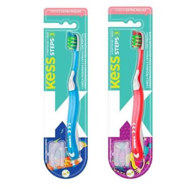 Imagem de Escova De Dentes Kess Kit Steps 3 2044