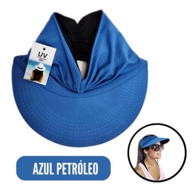 Imagem de Viseira Turbante Feminina Dupla Face Proteção Uv50+ Moda Praia - Monte