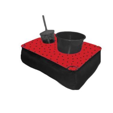 Imagem de Kit Almofada C/ Porta Pipoca Balde + 1 Copo Estampas Divertidas - Delu