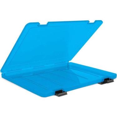Imagem de Pasta Multiuso A4 220mmx300mmx20mm Inject Azul - INJECT PLAST - DAC