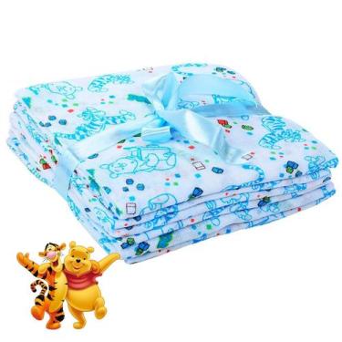 Imagem de Fralda de Pano Pooh Disney Grande Pacote com 5un Minasrey 70x70cm - Du