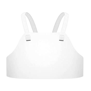 Imagem de Fancyes Protetor de Seios Unissex Kids Equipment Karate Esgrima MMA Futebol Pesado Perfuração Sparring Treinamento Artes Marciais, Homens P 71-80 cm