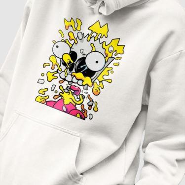 Imagem de Blusa Moletom Genuine Grit Masculino Estampado Algodão 30.1 Simpsons B
