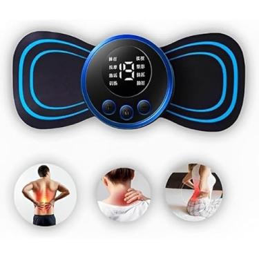Imagem de Massageador Elétrico com Eletroterapia para Pescoço, Lombar, Perna e Abdômen, Alívio Instantâneo da Dor e Relaxamento Muscular, Portátil e Recarregável, Ajustável e Compacto, Ideal para Uso Diário