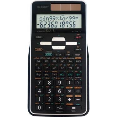 Imagem de Calculadora Sharp Científica 12 Digitos EL-506TSBBW Preto