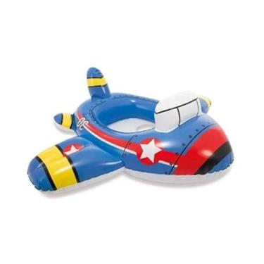 Imagem de Baby Bote Kiddie Boia Inflável Policia Bombeiro Avião Intex, Avião