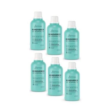 Imagem de Kit 6 Removedor De Esmalte Argan Sem Acetona 100ml - Farmax