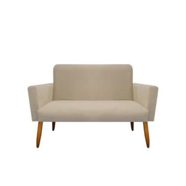 Imagem de Namoradeira Decorativa Malibu 2 Lugares  Bege - Maitê Moda Casa