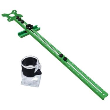 Imagem de Generic Suporte de fresagem de roteador estendido, gabarito de corte de círculo, gabarito de roteador ajustável, Estendido com Base