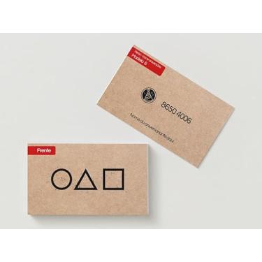 Imagem de Cartões de Visita Personalizados 100 Unidades - squid - game - round 6 (Modelo 6: Aniversário)