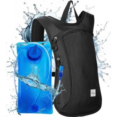 Imagem de Mochila Vibe Hidratação de Poliéster Reciclado – Bexiga 2L para Mulheres e Homens Rave, Preto, M