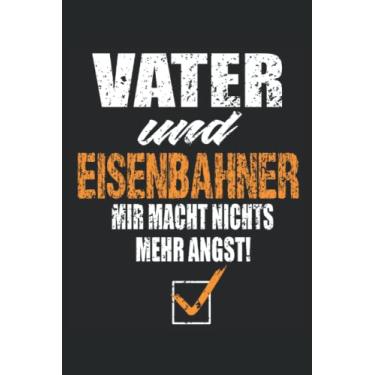 Imagem de Vater und Eisenbahner: Notizbuch A5 Kariert - zum planen, organisieren und notieren