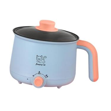 Imagem de IEUDNS Mini Hot Pot 1.8L Ramen Cooker Multiuso Panela de Cozinha Antiaderente Portátil Panela Elétrica Macarrão Panela para Macarrão Ovos, Panela