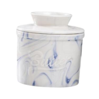 Imagem de WeiLaiKeQi Manteiga de Crock, Manteiga para Manteiga Macia, Presente de Boas-vindas, Manteigueira Francesa Recipiente de Manteiga de Porcelana para Café,