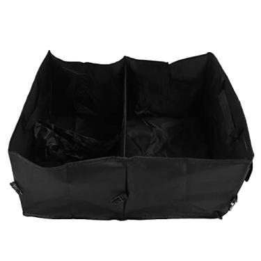 Imagem de Organizador de porta-malas dobrável, prático de usar, caixa de armazenamento de carro, compartimentos de grande capacidade, tamanho compacto para ferramentas de reparo ao ar livre