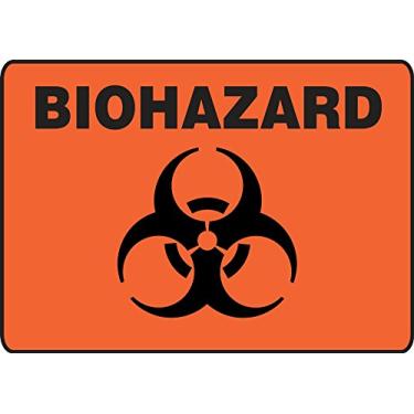 Imagem de Accuform Placa de segurança "Biohazard", Aluma-Lite™, 18 x 25 cm (MBHZ527XL)