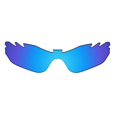 Imagem de OOWLIT Lentes de substituição compatíveis com óculos de sol ventilados Oakley Radar Edge Ice não polarizadas