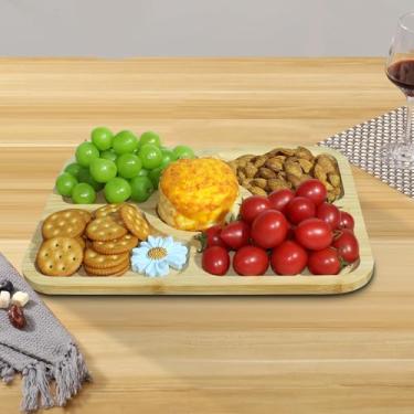 Imagem de Tábua de charcutaria com tampa transparente, tábua de queijos portátil para viagem, caixas de charcutaria, tábuas de corte para cozinha, presentes de aquecimento de casa, presentes para mulheres (5