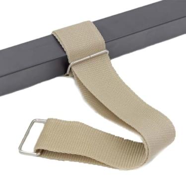 Imagem de UtySty Pacote com 2 unidades para cama de armazenamento elevatória com alça de alça para economia de mão de obra para cama de armazenamento tamanho queen com plataforma de madeira com armazenamento