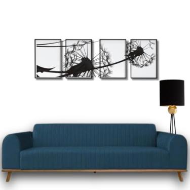 Imagem de Sofá Living Átila, 2,50 Metros, Design Retrô. (Veludo - Azul Marinho)