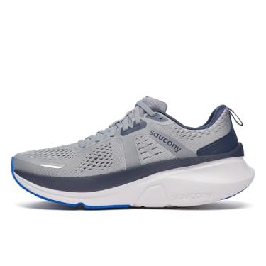Imagem de Saucony Tênis masculino Guide 18, Pederneira/azul-marinho, 11.5 Wide
