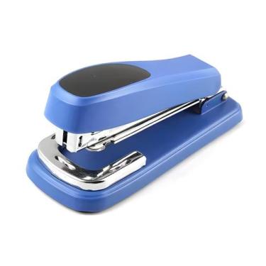 Imagem de Grampeador De Metal Rotativo Para Até 20 Folhas Lelong LE-6003, Azul