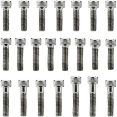 Imagem de Kit parafusos inox tampa motor lateral esquerda+direita XT225 1996 a 2