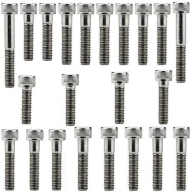 Imagem de Kit parafusos inox tampa motor lateral esquerda+direita NXR125 Bros 20