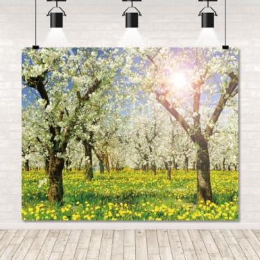 Imagem de 3 x 2,4 m, cenário de primavera, natureza, sol, flor, árvore, floresta, fotografia, fundo, primavera, casamento, chá de bebê, decoração de festa de aniversário, faixa, adereços para sessão de fotos