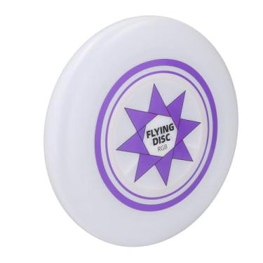 Imagem de Disco Voador, Disco Voador LED Colorido RGB Com Brinquedo de Disco Voador Regulável e Cronometrado para Brincar Ao Ar Livre, Recarregável,8 Cores Deslumbrantes ou Modo de Cor única