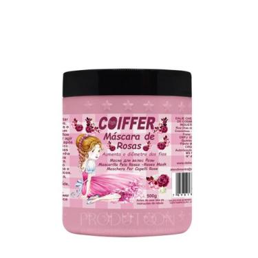 Imagem de Máscara Quimica Das Rosas Coiffer 500g Aumenta Diametro Fios