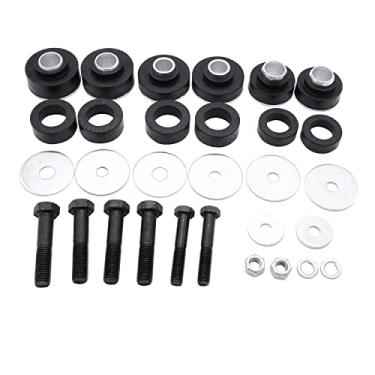 Imagem de Kit de bucha de montagem de corpo de subquadro SHLPDFM com 30 peças e bucha de suporte de subestrutura para núcleo do radiador compatível com Chevrolet Nova Camaro Chevy II Pontiac Firebird