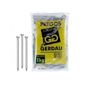 Imagem de prego gerdau 13x18 com cabeça 1 kilo