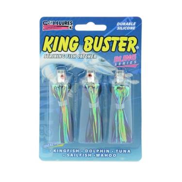 Imagem de C&H, isca King Buster Bling Series, saia preta/roxa, 3 peças