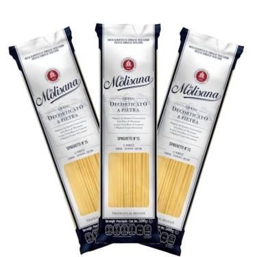 Imagem de Kit 3 Espaguete  La Molisana Grano Duro