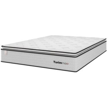 Imagem de Colchão Queen Plumatex Colchões de Molas Ensacadas 28x158x198cm Turim 