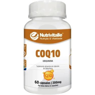 Imagem de Coenzima Q10 200mg 60 Cápsulas COQ10 Ubiquinona Nutrivitalle