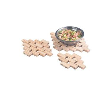 Imagem de Kit 3 Peças Estreira Descanso para Mesa Panelas e Travessas ( 5976 ) -