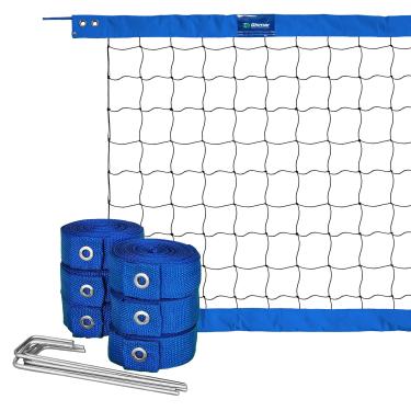 Imagem de Kit Futevôlei Azul - Rede Oficial 2 Faixas + Fita de Marcação