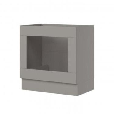 Imagem de Balcão Forno Embutir Americana Henn Cinza - MÓVEIS HENN