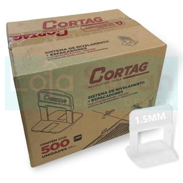 Imagem de Espaçador nivelador 1,5 mm smart caixa C/500 pçs piso cortag