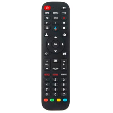 Imagem de Controle remoto de substituição de voz aplicável para 32/40/43 polegadas Palette-Series P-Series Smart Google TV CG40-P3 CG43-P3 CG32-P3 CA32-P3 CA43-P3