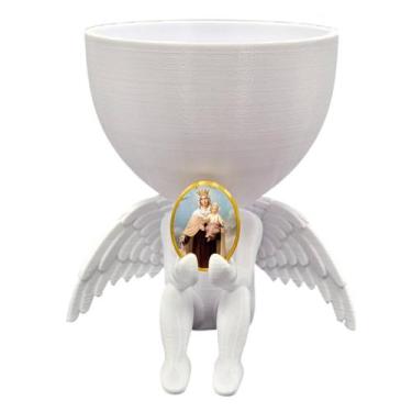 Imagem de Anjo da Guarda Anjinho Nossa Senhora Carmo Vasinho Decoração - Point d