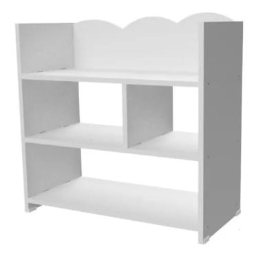 Imagem de Estante Com Nichos Eliza 100% Mdf (infantil Quarto)