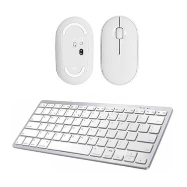 Imagem de BDNET, Mouse E Teclado Bluetooth Para Mac Mini M1 Branco