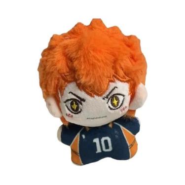 Imagem de Haikyuu Hinata Shoyo Tobio Kageyama 10cm Chaveiro De Pelúcia Mini Bone