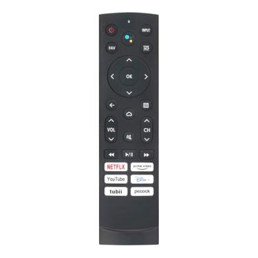 Imagem de AULCMEET Novo controle remoto de substituição ERF3A90 adequado para Smart TV Hisense 43A53FUA 50A53FUA 50A66FUA 55A53FUA 65A53FUA 65A66FUA 75A66FUA 75A53FUA (sem função de voz)